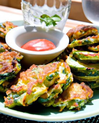 Crispy Zucchini Fritters: A Romantic Recipe to Savor