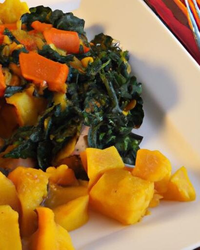 Hearty Sweet Potato & Spinach Tagine: A Flavorful Journey