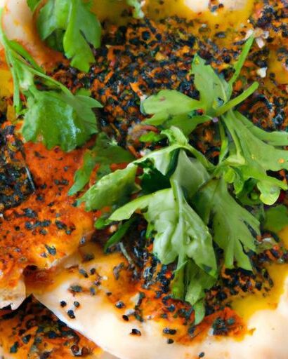 Zaatar Flatbread with Sumac: A Tangy Twist on Tradition