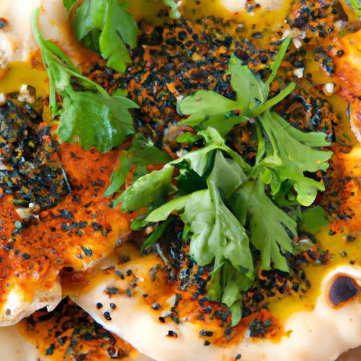 Zaatar Flatbread with Sumac: A Tangy Twist on Tradition