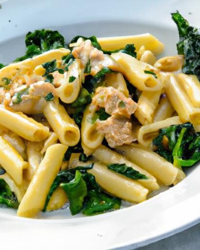 Quick & Healthy: Chicken and Spinach Pasta Delight Recipe