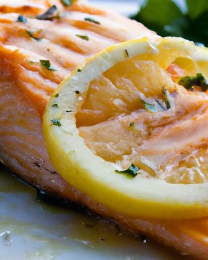 Romantic Salmon with Roasted Lemon: A Flavorful Delight
