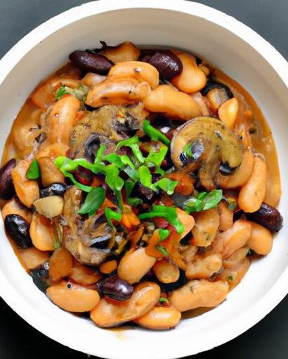 Hearty Mushroom & White Bean Ragu: A Savory Plant-Based Delight