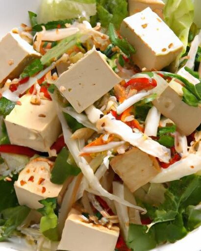 Refreshing Vietnamese Noodle Salad with Tofu: A Flavorful Twist