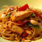 Savory Thai Peanut Noodles with Chicken: A Flavorful Feast