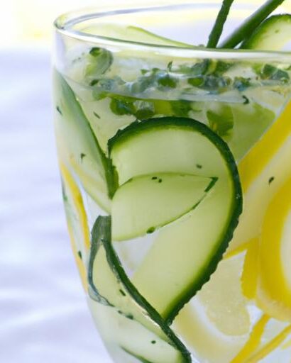 Refreshing Detox: The Power of Cucumber and Lemon Water