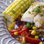 Zesty Baked Fish with Corn Salsa: A Flavorful Delight