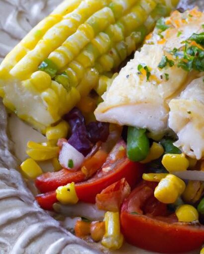 Zesty Baked Fish with Corn Salsa: A Flavorful Delight