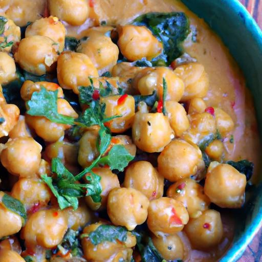 Hearty Chickpea & Spinach Curry: A Flavorful Vegan Delight