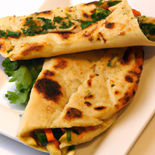 Savory Stuffed Naan: A Flavorful Twist with Fresh Veggies