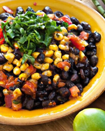 Zesty Black Bean & Corn Salsa: A Fiery Flavor Fiesta