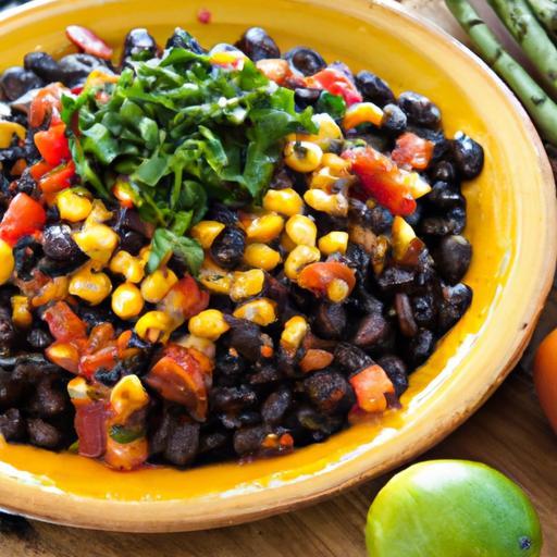 Zesty Black Bean & Corn Salsa: A Fiery Flavor Fiesta