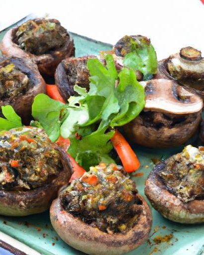 Deliciously Veggie: Irresistible Stuffed Mushroom Recipes