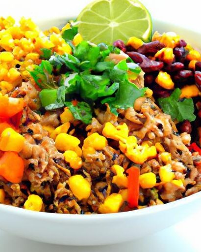 Easy Vegetarian Burrito Bowls: Quick, Healthy & Delicious