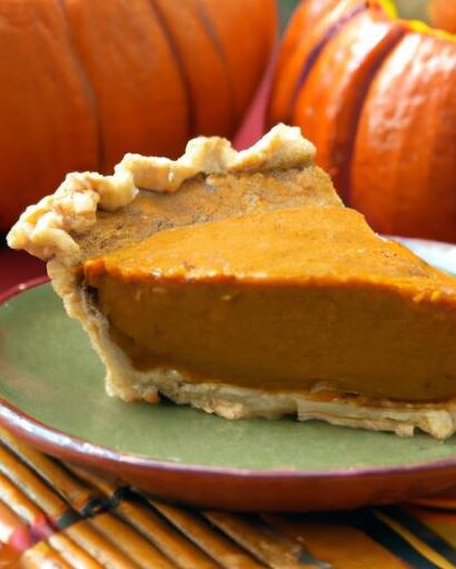 Timeless Classic Pumpkin Pie Recipe: A Slice of Tradition