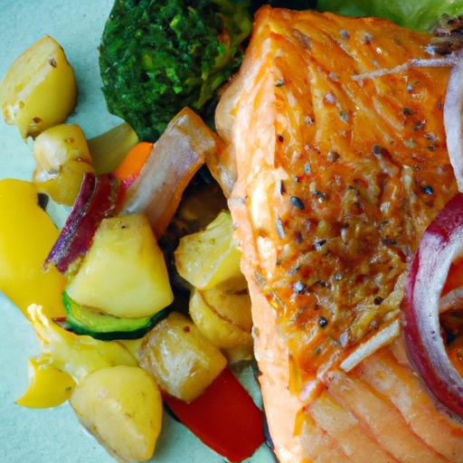 Savor the Flavor: Baked Salmon Paired with Roasted Veggies