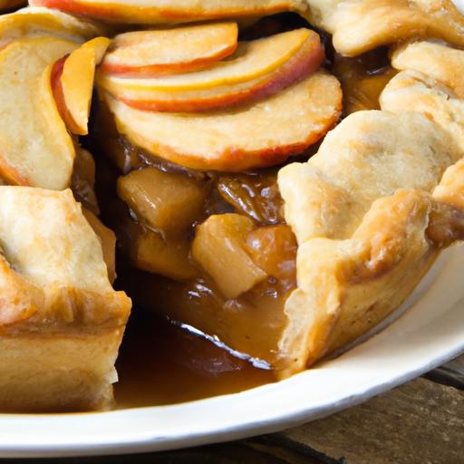 Indulge in Dutch Apple Pie Drizzled with Luscious Caramel