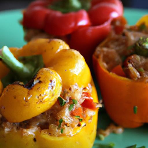 Flavor-Packed⁢ stuffed Bell Peppers with Savory Ground Chicken