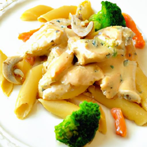 Savor the‌ Flavor: Creamy Chicken & Veggie Pasta Delight