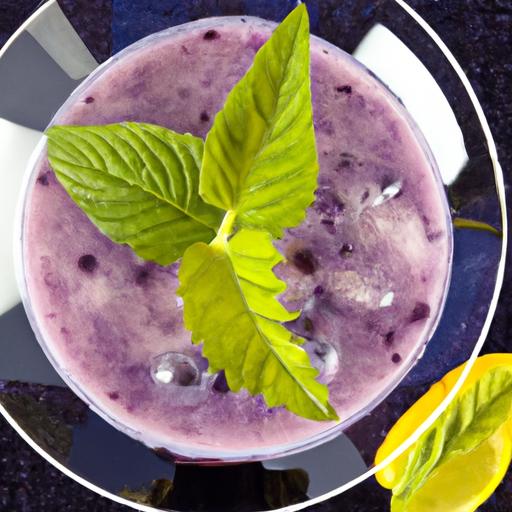 Refreshing Blueberry Basil Smash: A Zesty Alcohol-Free Treat
