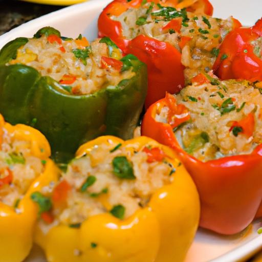 Flavor-Packed⁤ Stuffed Peppers: ⁢Chicken & Rice⁢ Delight