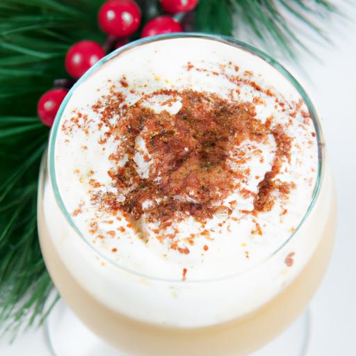 cozy Up with a Non-Alcoholic Spiced eggnog Latte Delight