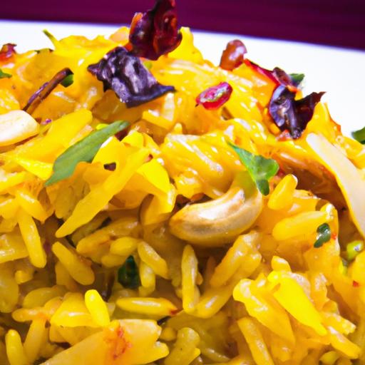 Golden Aromas: The Art and Flavor of Saffron Rice Pilaf