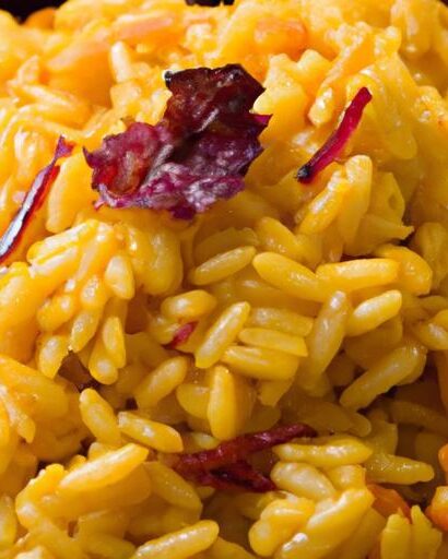 Golden Aromas: The Art and Flavor of Saffron Rice Pilaf