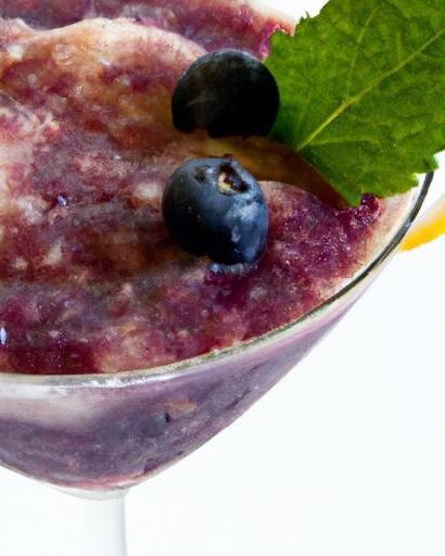 Refreshing Blueberry Basil Smash: A Zesty Alcohol-Free Treat