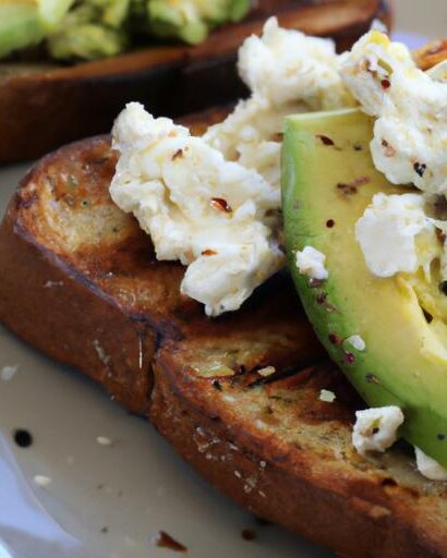 Creamy Avocado & Feta Toast: A Deliciously Healthy Twist