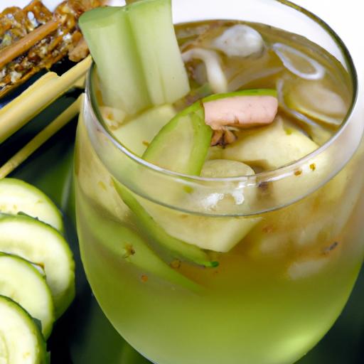 Chilling Romance: The Allure of Iced Green Tea Moments