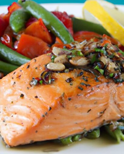 Savor the Perfect Salmon with Roasted Veggie Harmony