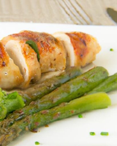 Savor the Perfect Harmony of Baked Chicken and Asparagus