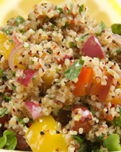 Mediterranean Quinoa Salad: A Nutritious Flavorful Delight