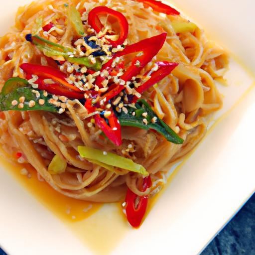Chilled Sesame Peanut Noodles: A Cool Twist on Flavor