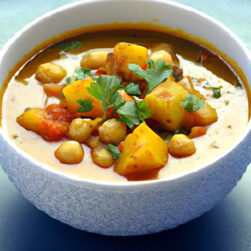Hearty moroccan Sweet Potato & Chickpea Soup Recipe Guide