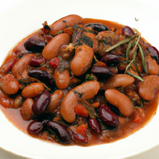 Hearty Mediterranean bean Stew: A Taste of Coastal Comfort