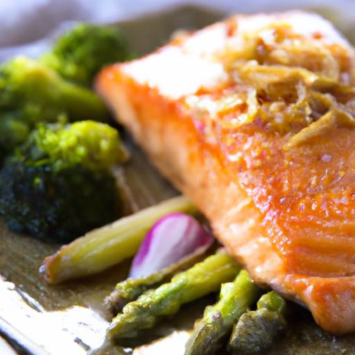 Savor the Perfect ‍Salmon with Roasted Veggie Harmony