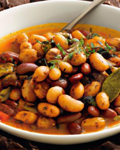 Hearty Mediterranean Bean Stew: A Taste of Coastal Comfort