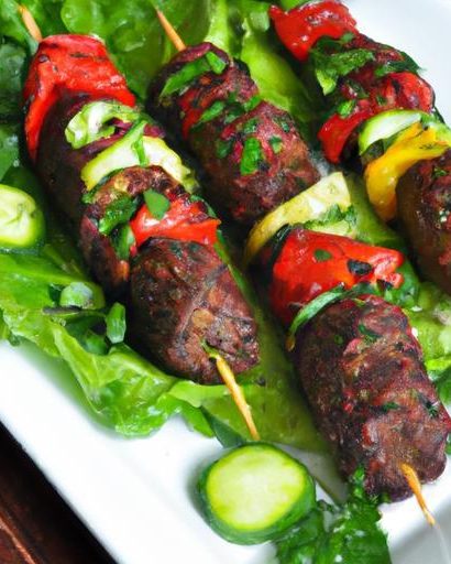 Savory Ground Lamb Kebabs: A Flavorful Main Dish Recipe