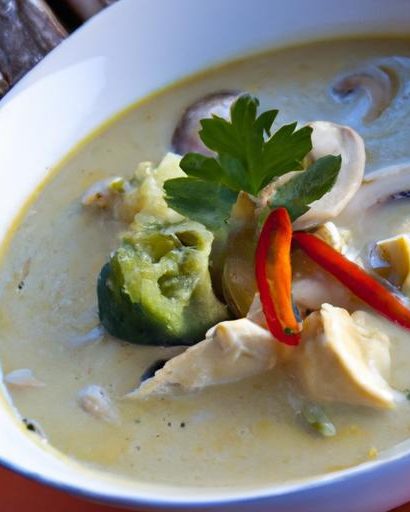 Creamy Thai Coconut Chicken Soup: A Flavorful Delight