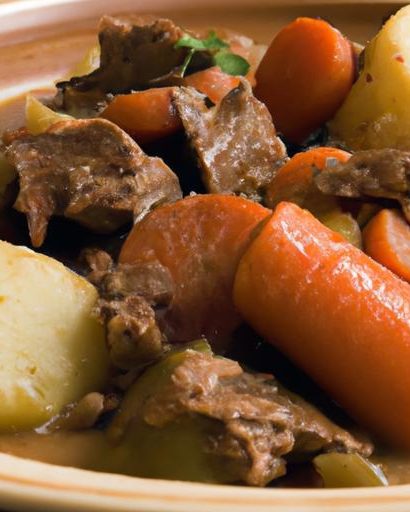 Hearty Beef Stew with Carrots & Potatoes: A Comfort Classic