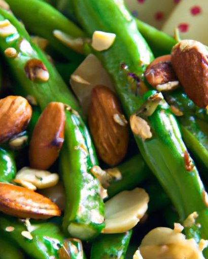 Crunchy Delight: Steamed Green Beans with Toasted Almonds