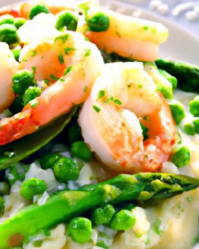 Creamy Shrimp and Pea Risotto: A Perfect Spring Dish