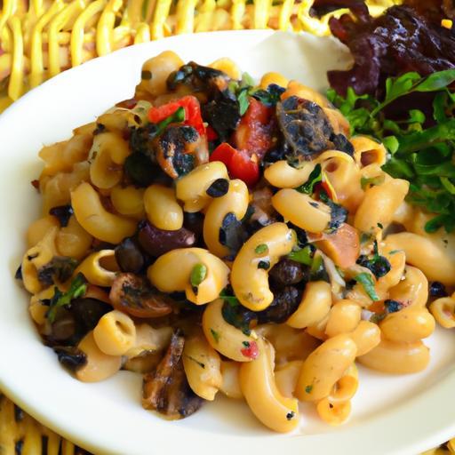 Wholesome Vegetarian Black Bean Pasta: A Flavorful Twist