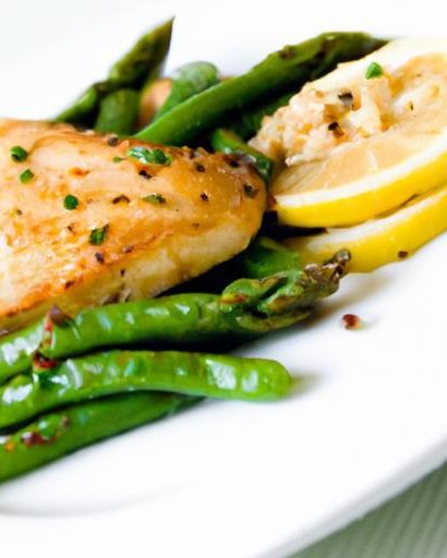 Zesty Garlic Lemon Chicken with Crisp Green Beans Delight