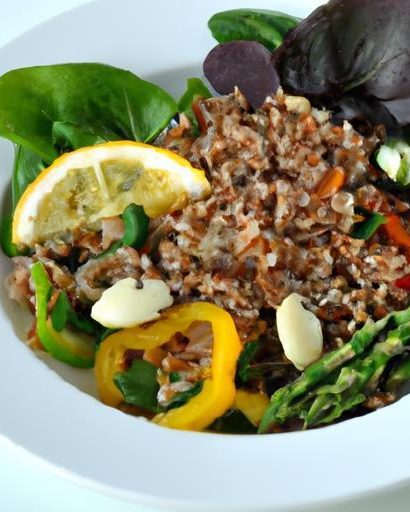 Wholesome Mediterranean Farro & Veggie Salad Delight
