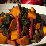 A Flavorful Journey: Sweet Potato & Spinach Tagine Delight