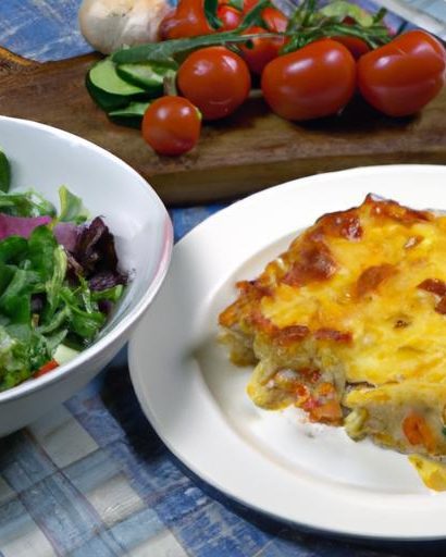 Hearty Vegetarian Lasagna for Two: A Cozy Culinary Delight