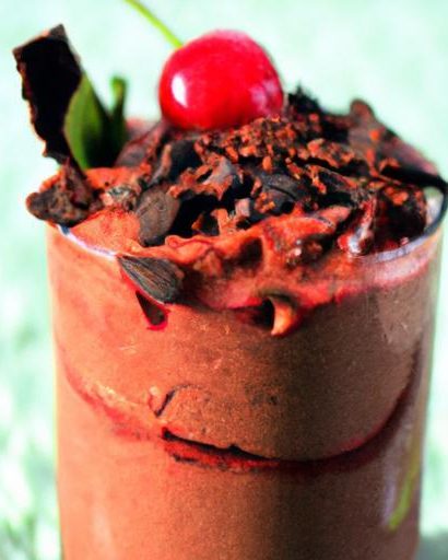 Indulgent Chocolate Cherry Smoothie: A Delicious Power Boost